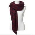 For winter fall autumn Fashion Lightweight square Unisex patterns plaid custom indonesia pashmina blanket scarf